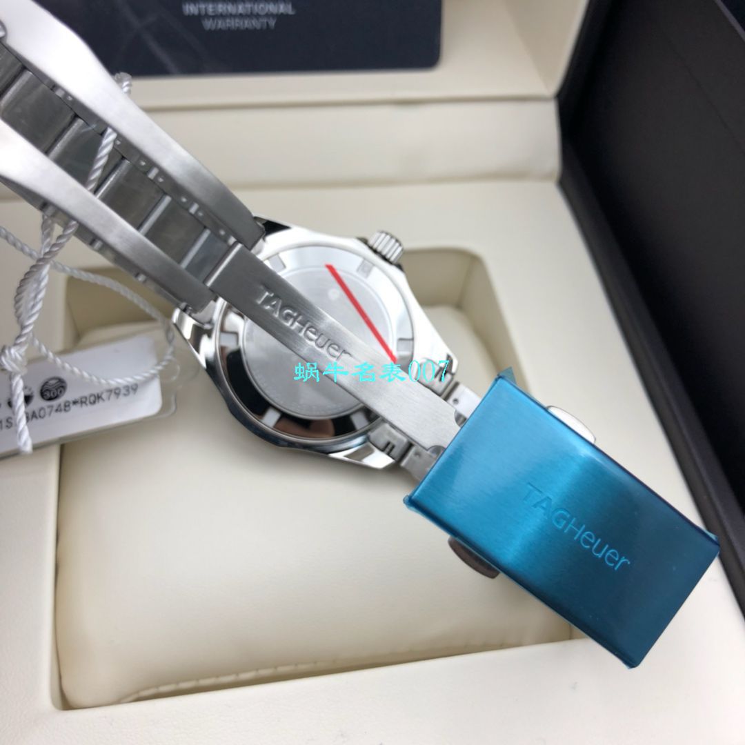   Tag Heuer渠道女装原单  泰格豪雅竞潜系列WAY131S.BA0748，WAY131K.BA0748腕表 / TG080