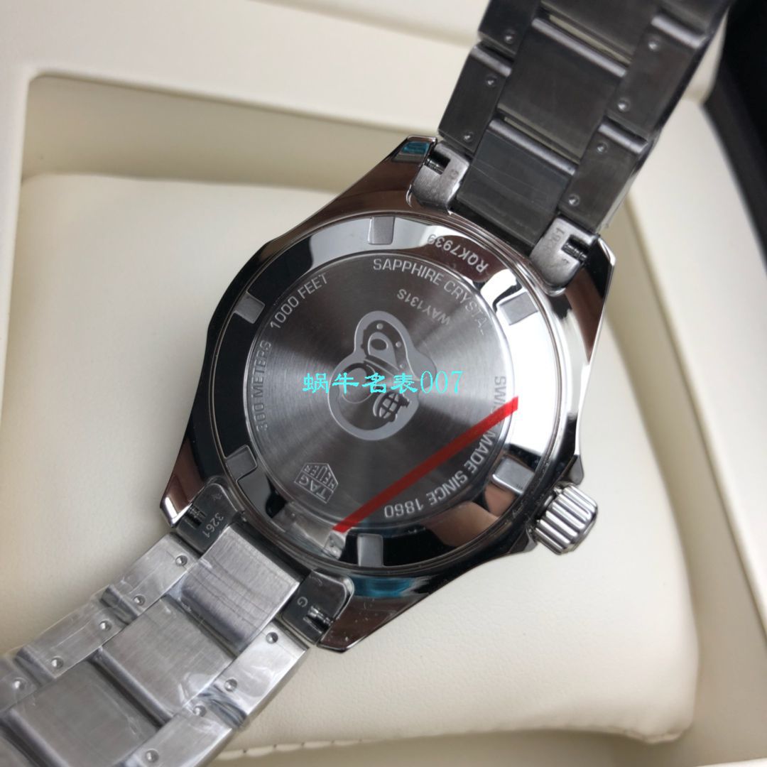   Tag Heuer渠道女装原单  泰格豪雅竞潜系列WAY131S.BA0748，WAY131K.BA0748腕表 / TG080