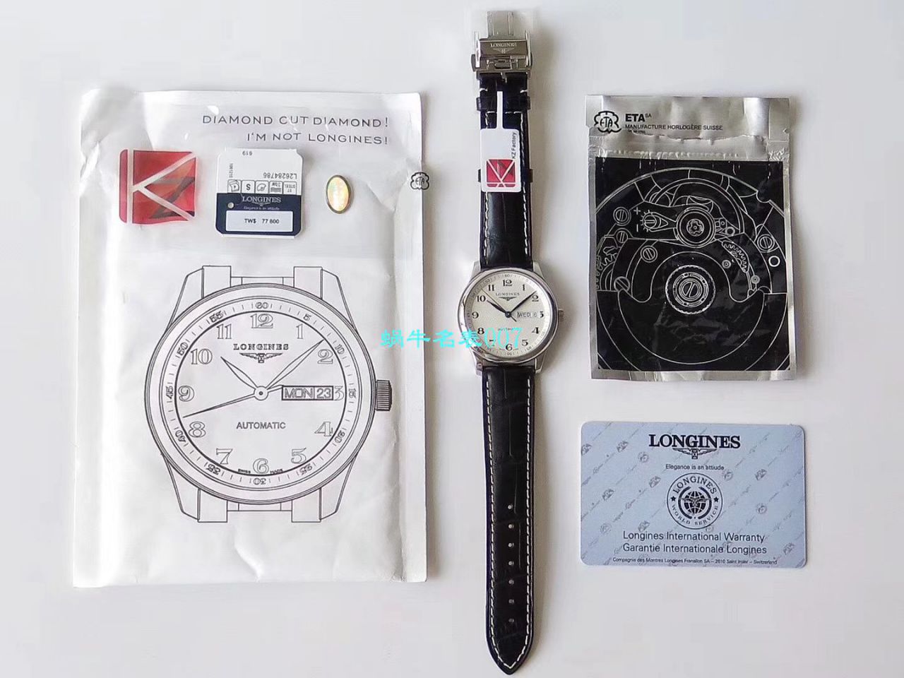 视频评测KZ厂Longines表  浪琴名匠系列L2.755.4.78.6、L2.755.4.78.3腕表 / LG100