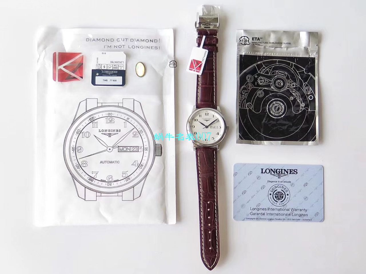 视频评测KZ厂Longines表  浪琴名匠系列L2.755.4.78.6、L2.755.4.78.3腕表 / LG100