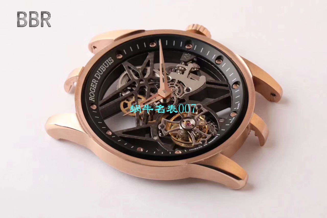   BBR厂Roger Dubuis仿表  罗杰杜彼EXCALIBUR（王者系列）系列RDDBEX0404陀飞轮腕表 / LJ037