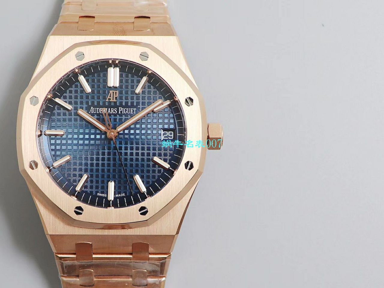   OM厂Audemars Piguet表  爱彼皇家橡树系列15500OR.OO.1220OR.01，15500OR.OO.D002CR.01腕表 / AP181