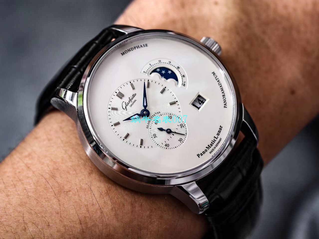   TZ厂Glashütte Original表  格拉苏蒂原创偏心系列1-90-02-42-32-05腕表 / GLA053