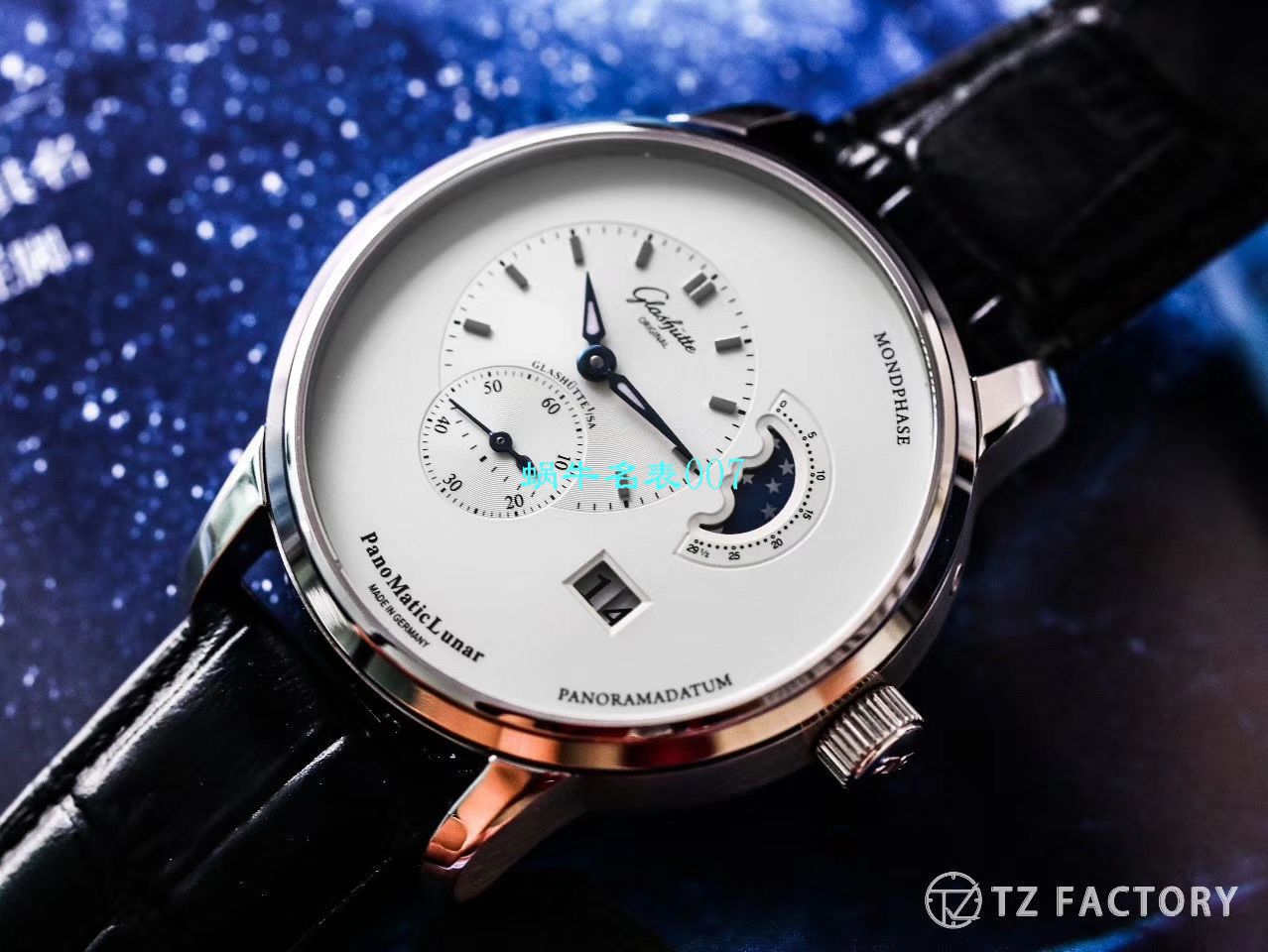   TZ厂Glashütte Original表  格拉苏蒂原创偏心系列1-90-02-42-32-05腕表 / GLA053