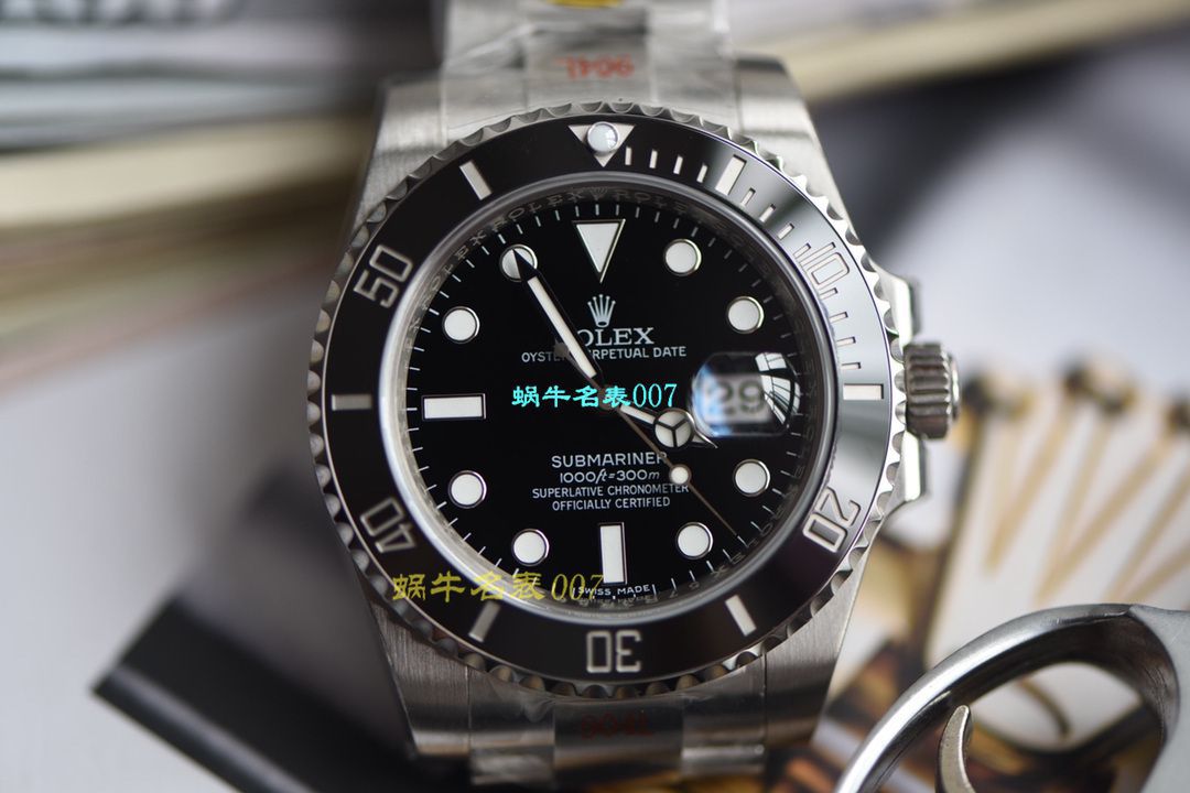 视频评测N厂V10版本Rolex黑水鬼表  劳力士潜航者型系列116610LN-97200黑盘腕表 / R391