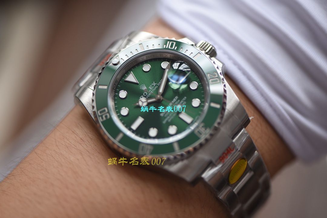 视频评测最完‎美​Rolex绿水鬼‎SUBN厂V10升​级版  劳力士潜航者型系列116610LV-97200绿盘腕表 / R392