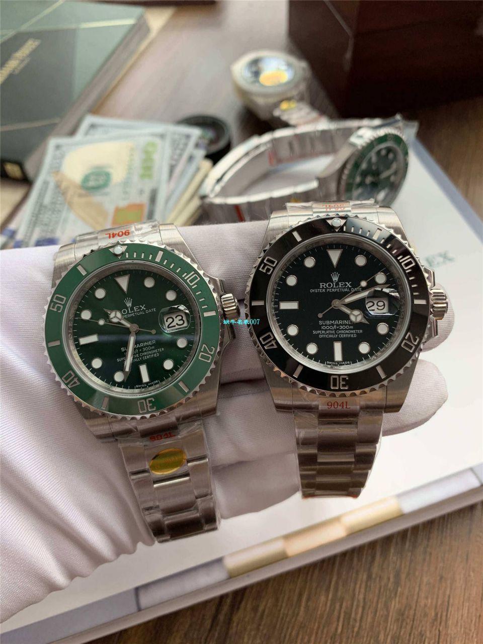 视频评测最完‎美​Rolex绿水鬼‎SUBN厂V10升​级版  劳力士潜航者型系列116610LV-97200绿盘腕表 / R392