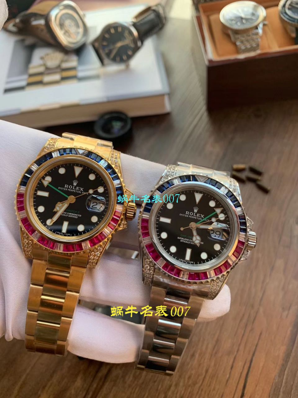   LF厂Rolex表土豪版彩虹钻  劳力士格林尼治型II系列116759 SAru-78209腕表 / R396