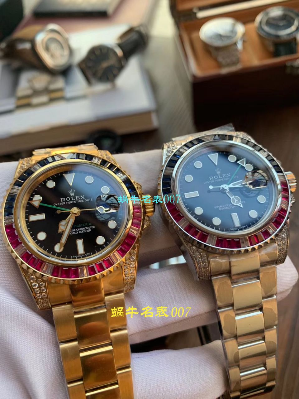   LF厂Rolex表土豪版彩虹钻  劳力士格林尼治型II系列116759 SAru-78209腕表 / R396
