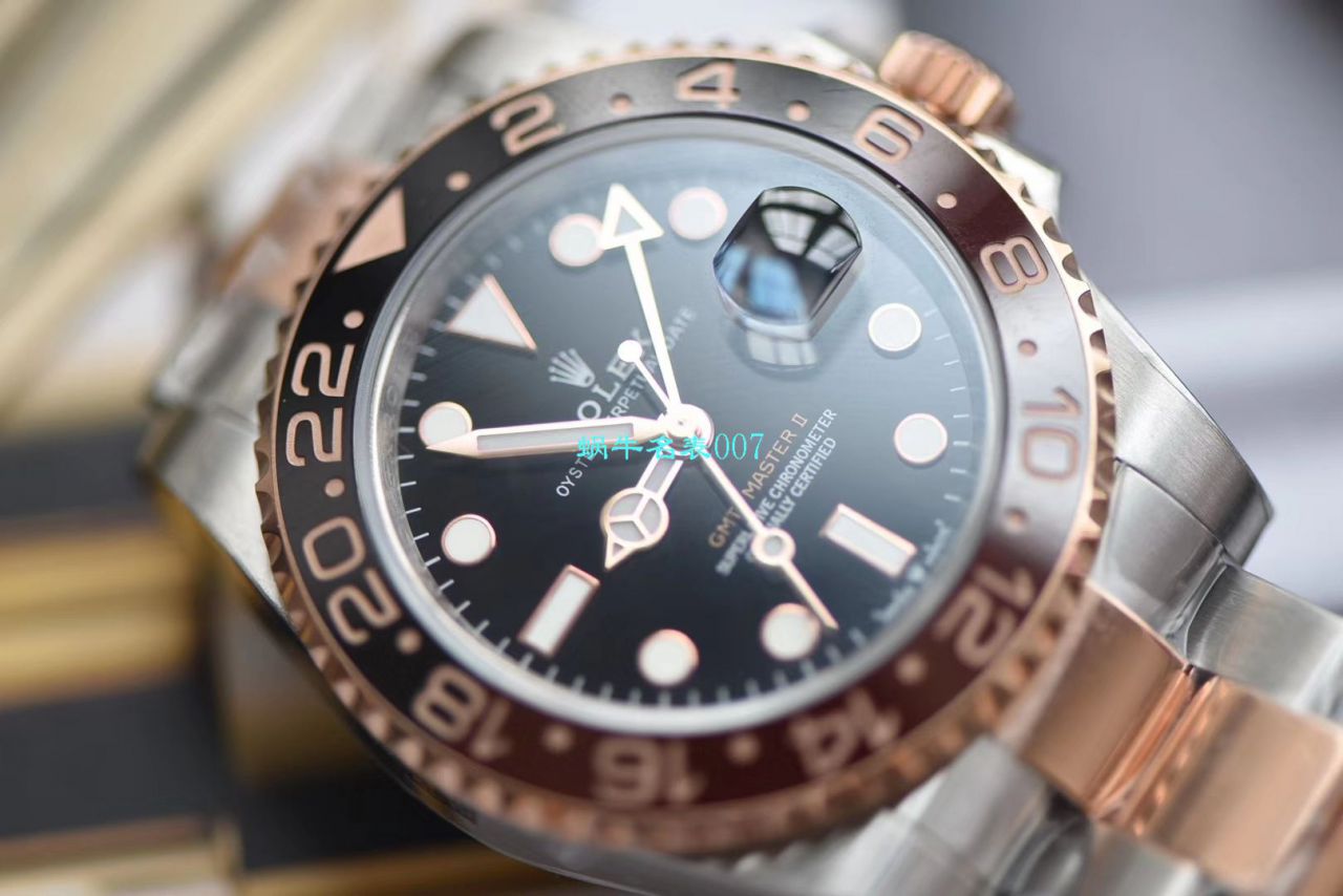   LF厂Rolex  劳力士格林尼治型II系列镶钻116758 SAru-78208,116759 SAru-78209腕表 / R389