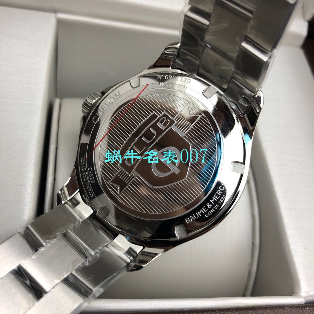   渠道原单Baume&Mercier  名士表克里顿俱乐部系列M0A10340，10378腕表 / BM07