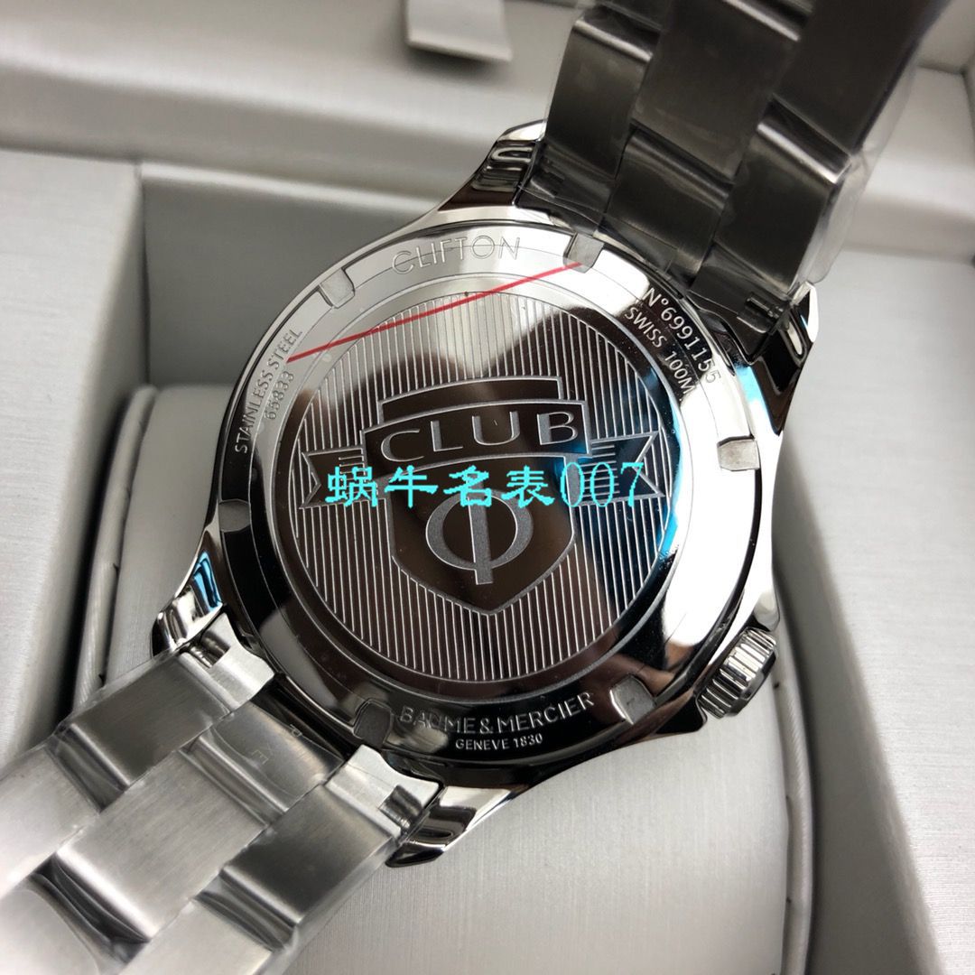   渠道原单Baume&Mercier  名士表克里顿俱乐部系列M0A10340，10378腕表 / BM07