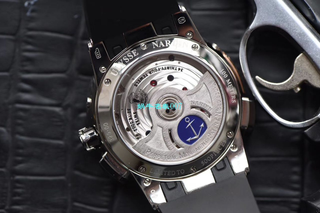 视频评测TWA厂Ulysse Nardin  雅典表复杂功能万年历腕表系列 329-00-3腕表 / YD018