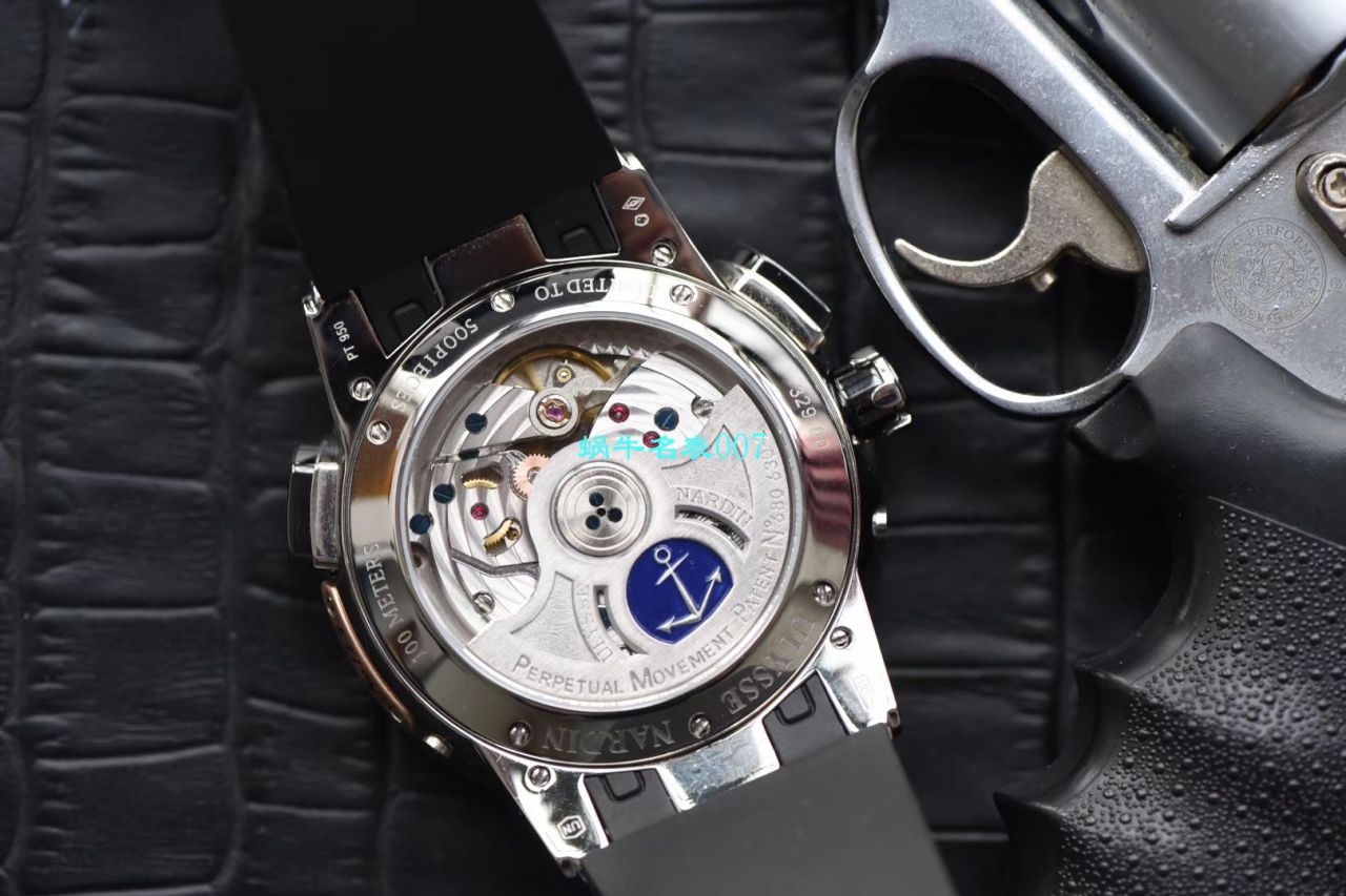 视频评测TWA厂Ulysse Nardin  雅典表复杂功能万年历腕表系列 329-00-3腕表 / YD018