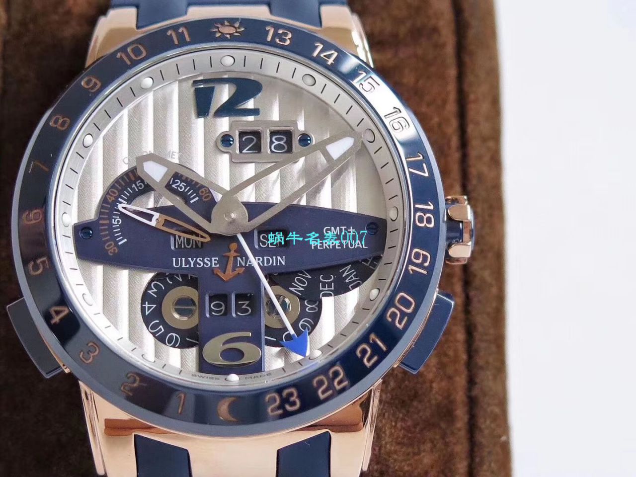   Ulysse Nardin  TWA厂雅典复杂功能系列326-00-3腕表 / YD020