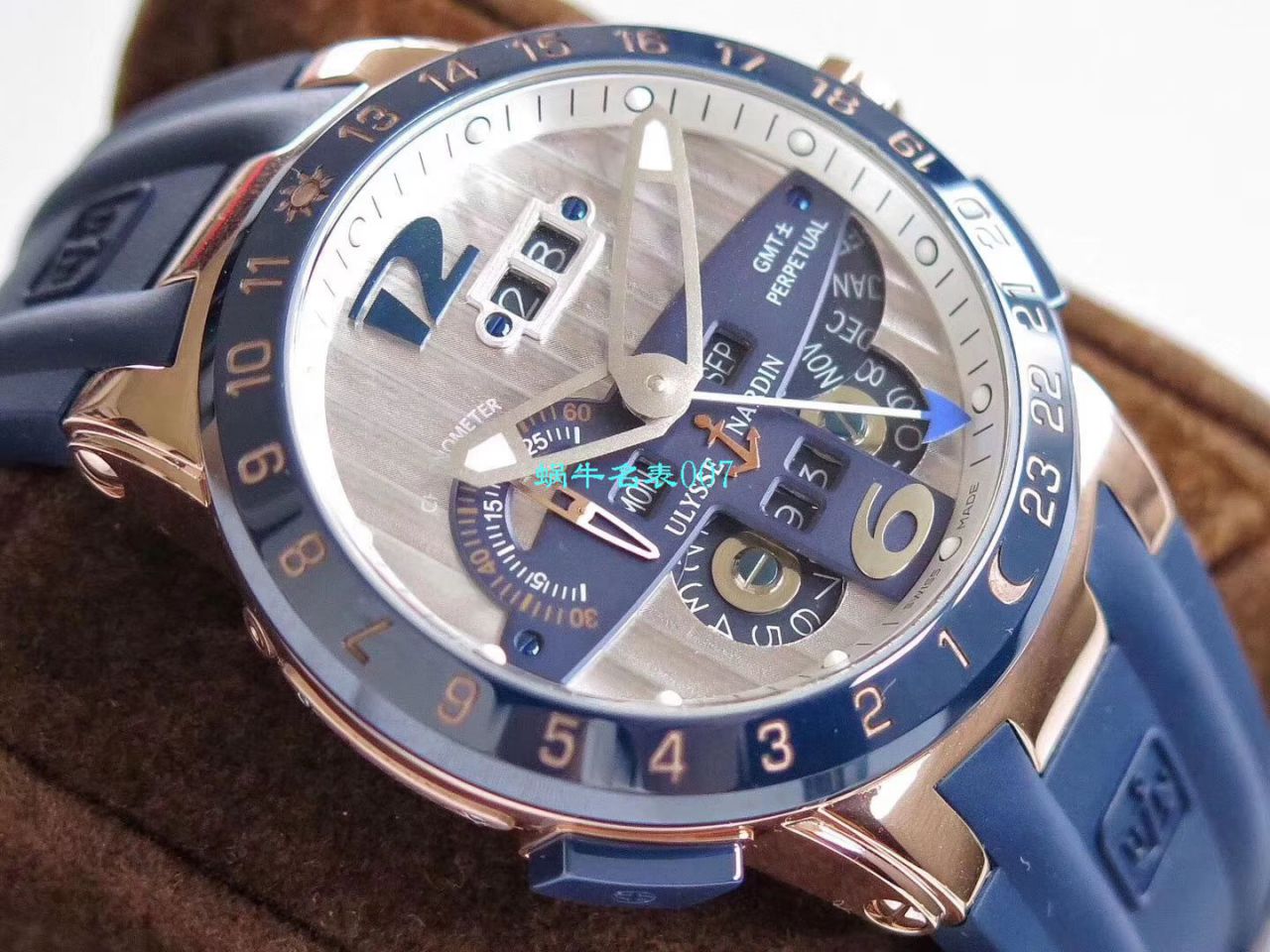   Ulysse Nardin  TWA厂雅典复杂功能系列326-00-3腕表 / YD020
