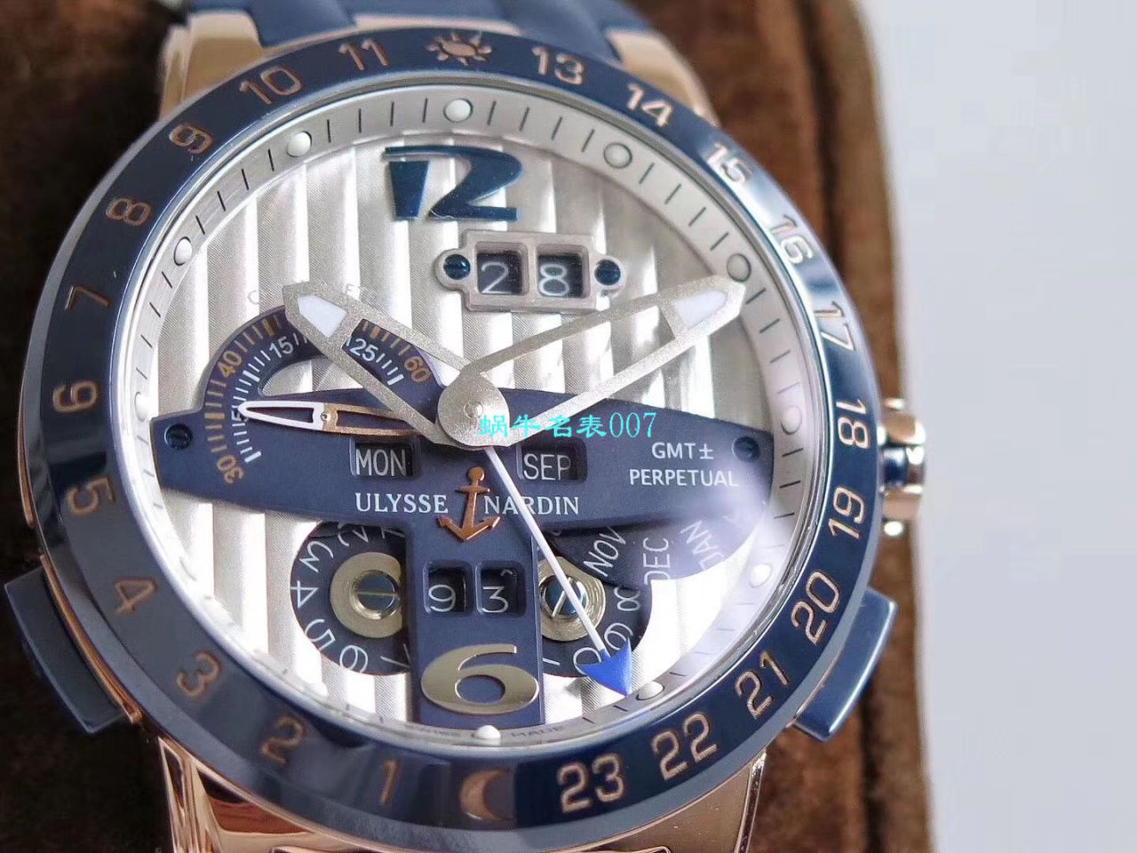   Ulysse Nardin  TWA厂雅典复杂功能系列326-00-3腕表 / YD020
