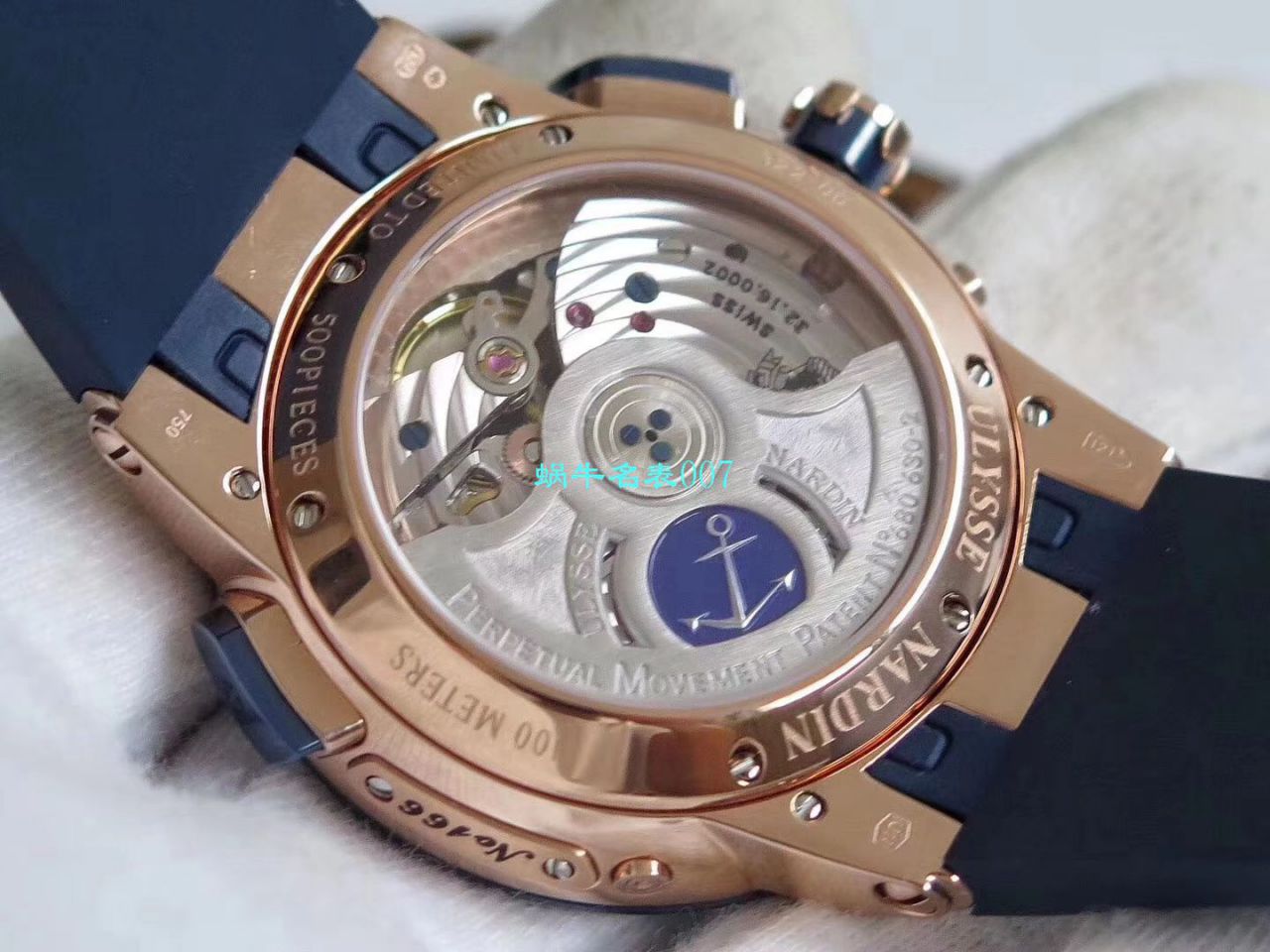   Ulysse Nardin  TWA厂雅典复杂功能系列326-00-3腕表 / YD020