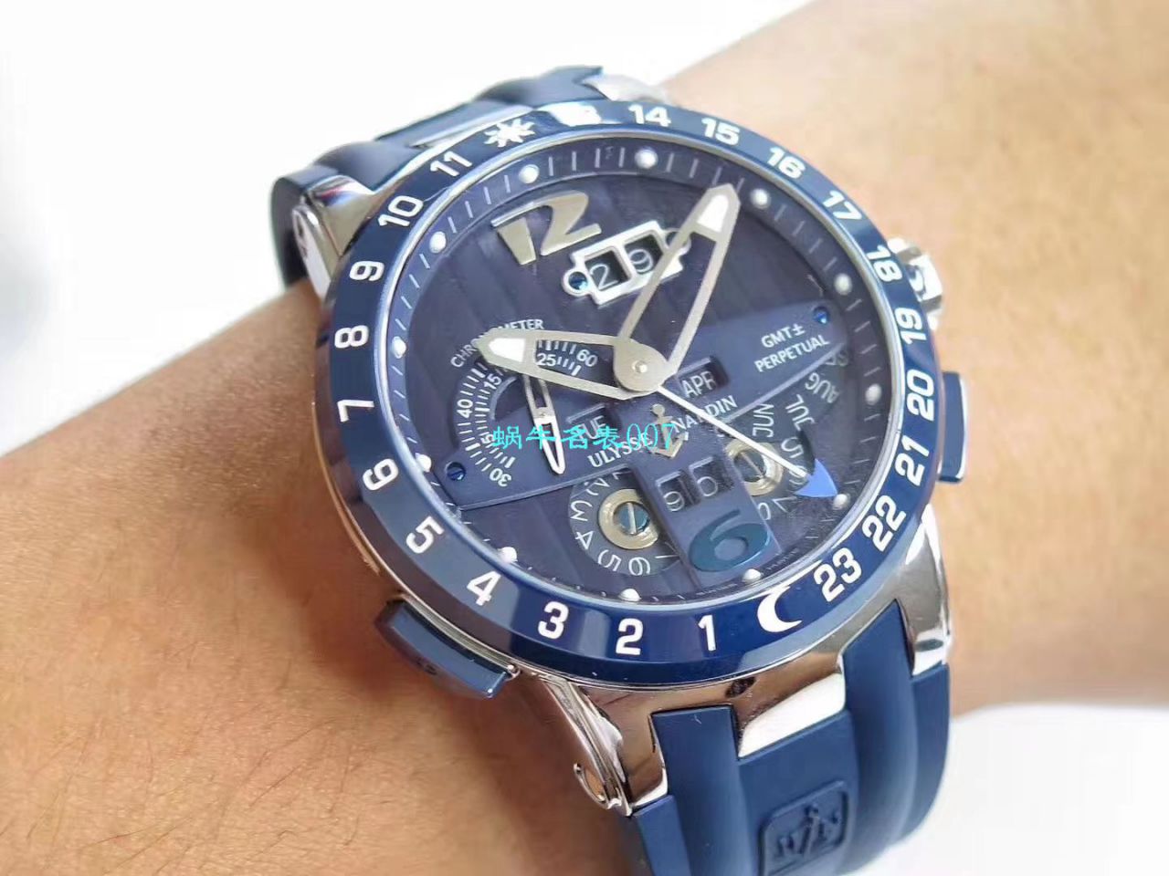   Ulysse Nardin  TWA厂雅典复杂功能系列326-00-3腕表 / YD020