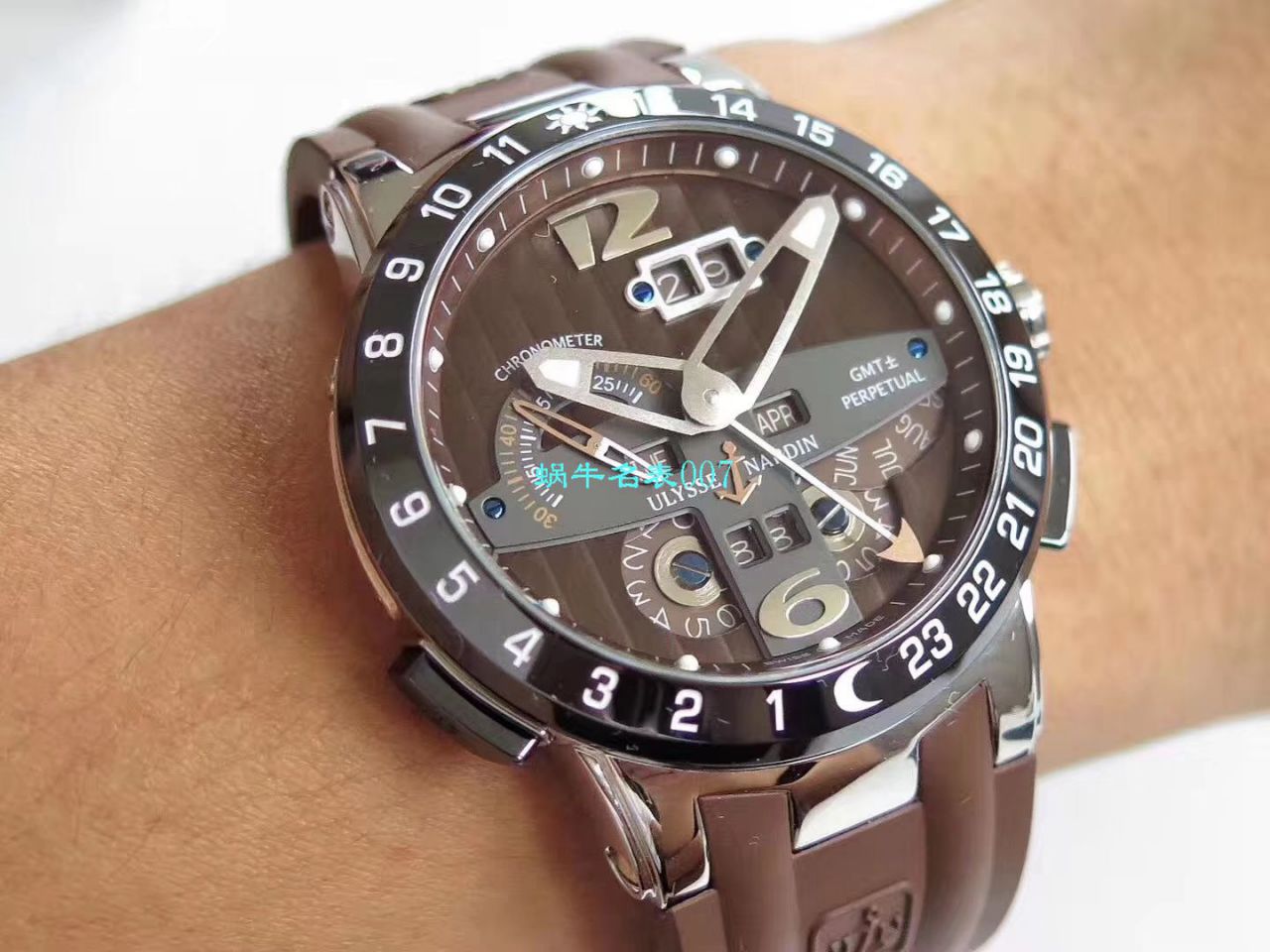   Ulysse Nardin  TWA厂雅典复杂功能系列326-00-3腕表 / YD020