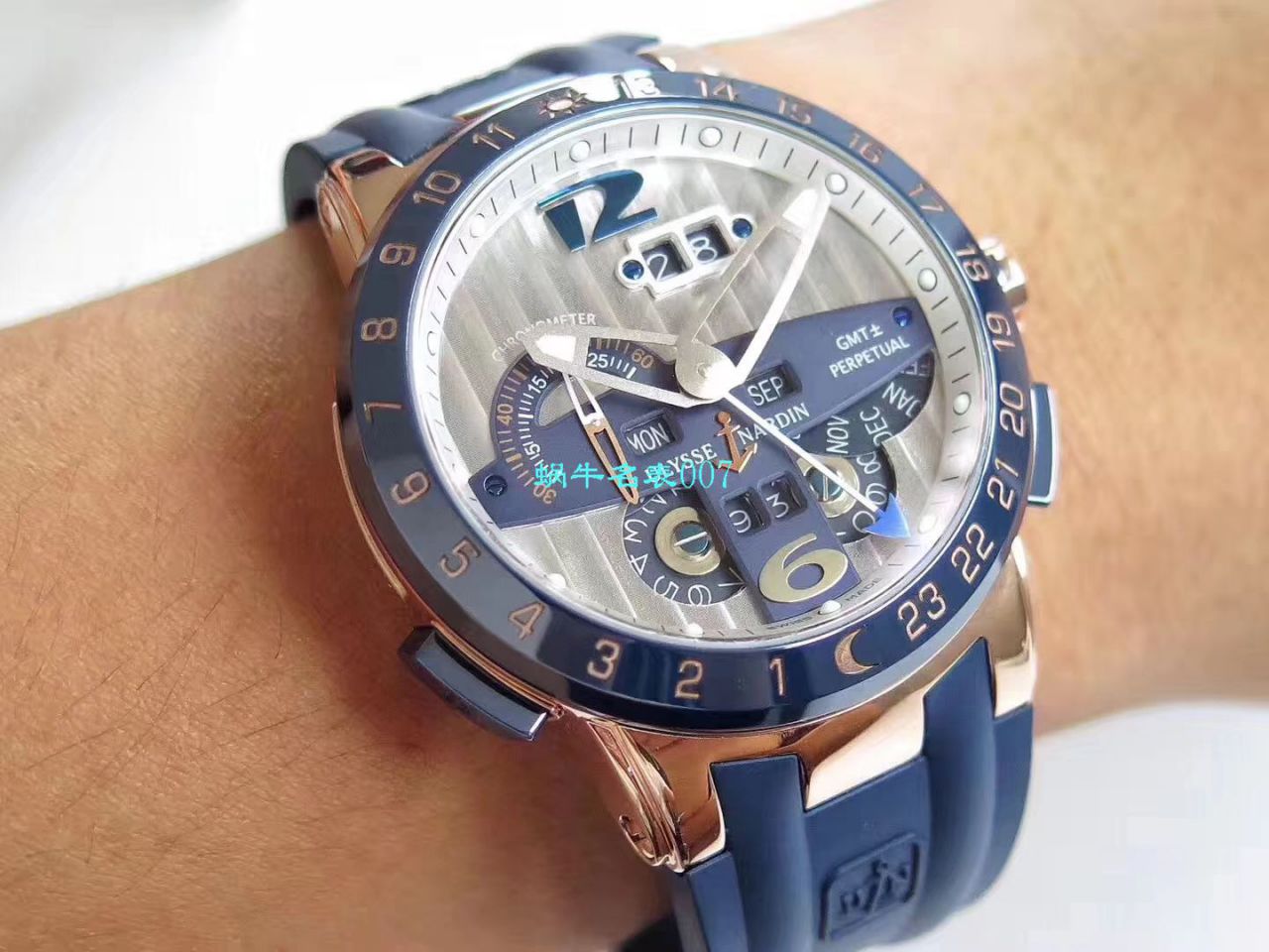   Ulysse Nardin  TWA厂雅典复杂功能系列326-00-3腕表 / YD020