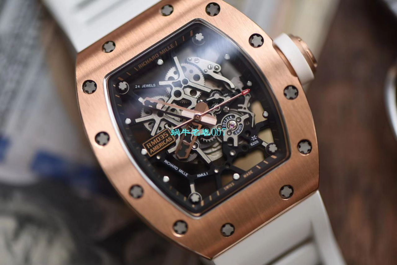 视频评测KV台湾厂理查德米勒RICHARD MILLE RM 035 Americas ＂美国公牛＂纪念版 / KV035GNIU