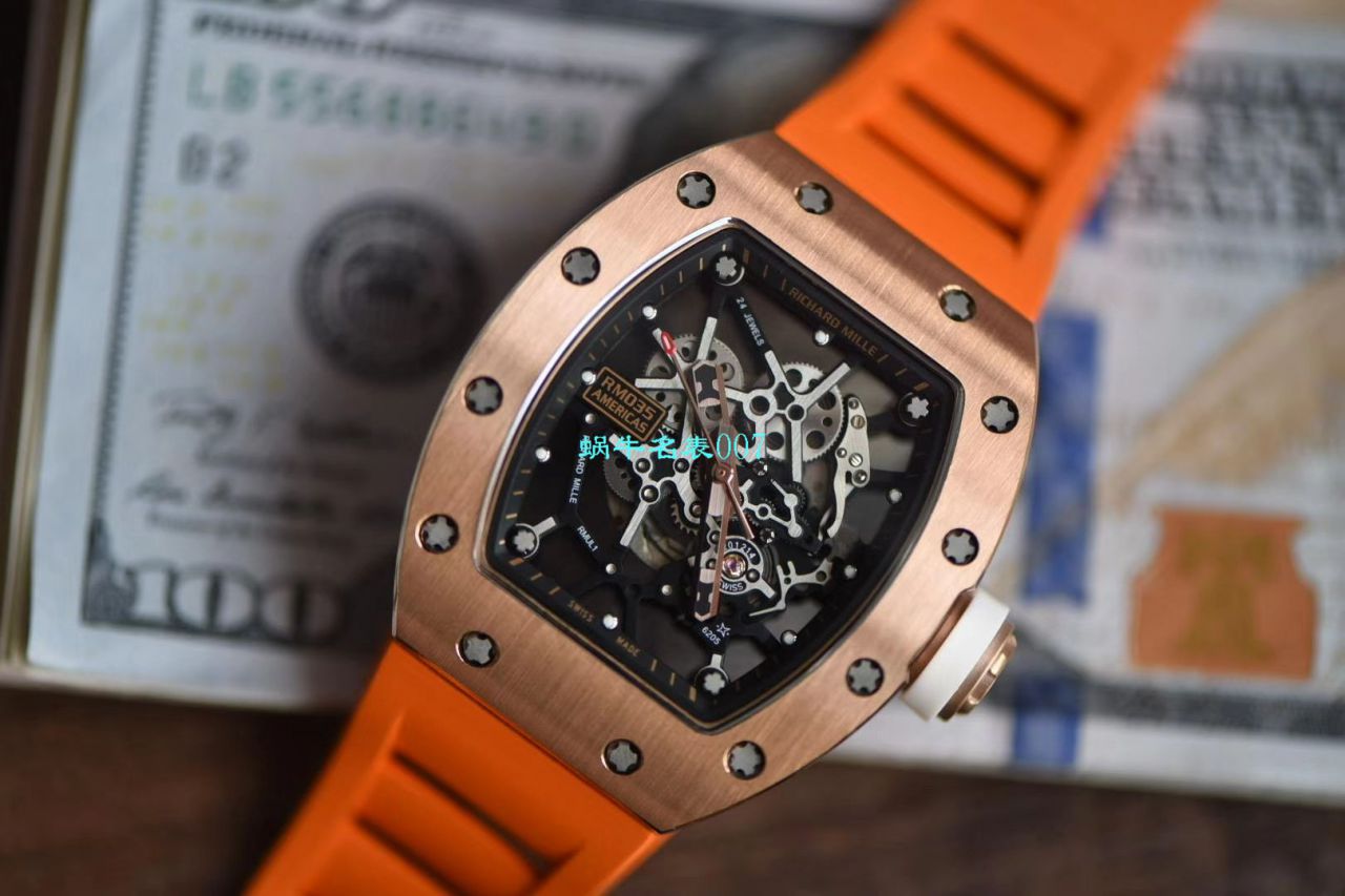 视频评测KV台湾厂理查德米勒RICHARD MILLE RM 035 Americas ＂美国公牛＂纪念版 / KV035GNIU