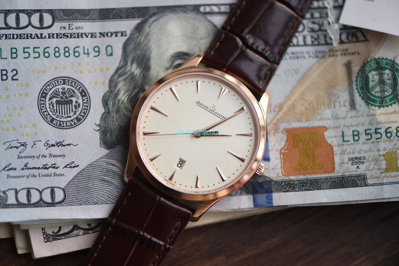   ZF厂Jaeger-LeCoultre  积家超薄日历大师系列1282510腕表 / JJ159