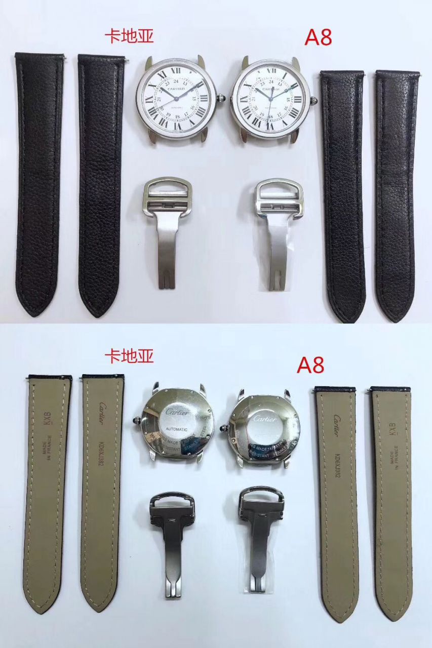   A8厂SOLO表  卡地亚RONDE DE CARTIER系列W2RN0008，WSRN0021，WR000551腕表 / K233