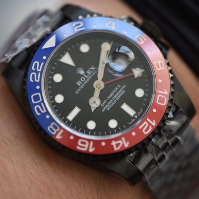 LF厂高精手表  Batman定制版劳力士格林尼治可乐圈Rolex GMT-Master II 126710BLRO-0001