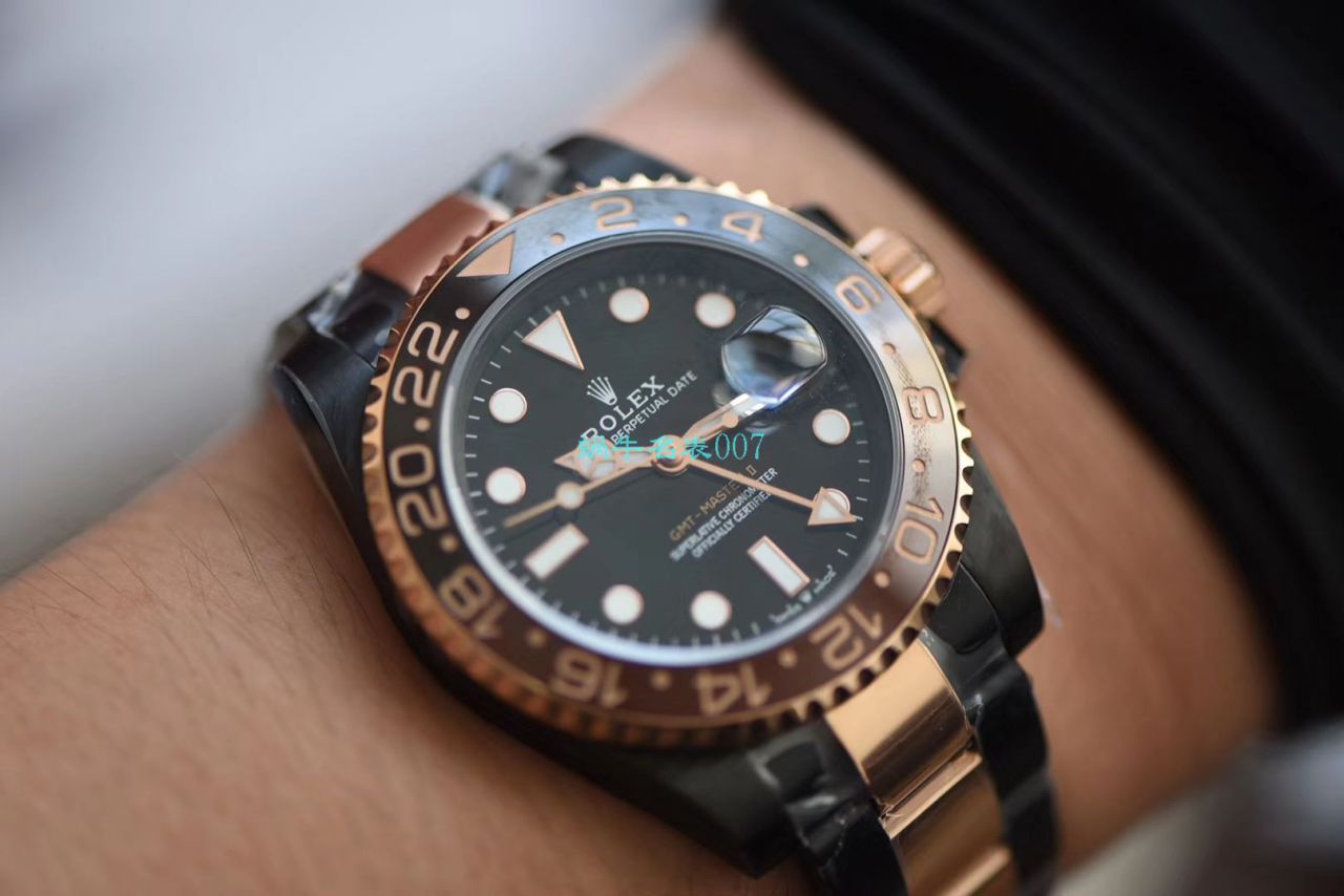   LF厂Batman定制版劳力士格林尼治Rolex GMT-Master II M126710blnr-0002 / R502
