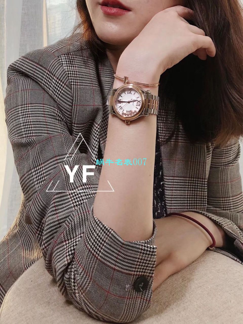   YF厂女表  萧邦HAPPY DIAMONDS系列277472-5002,278559-6002,278582-3002腕表 / XB051