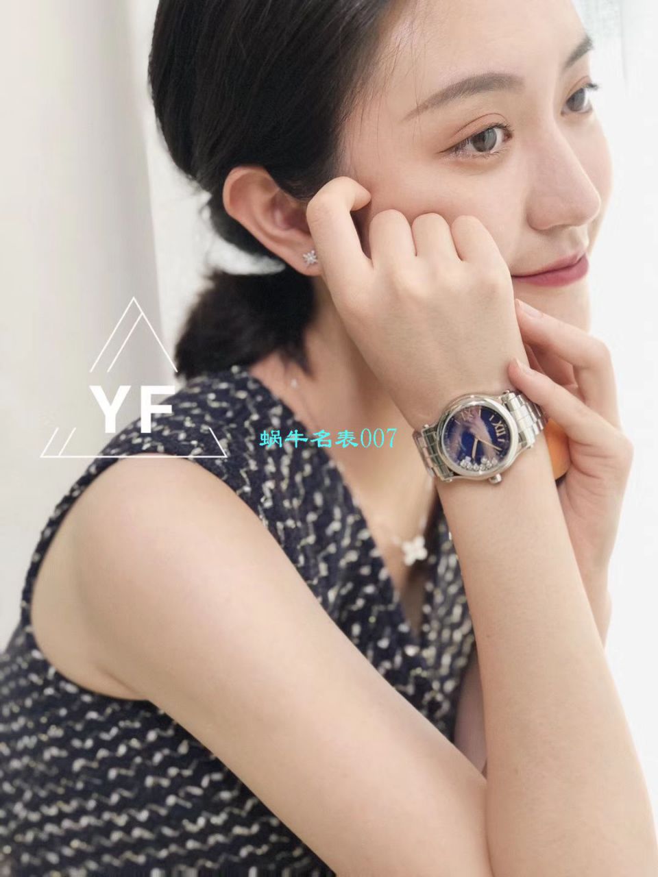   YF厂女表  萧邦HAPPY DIAMONDS系列277472-5002,278559-6002,278582-3002腕表 / XB051