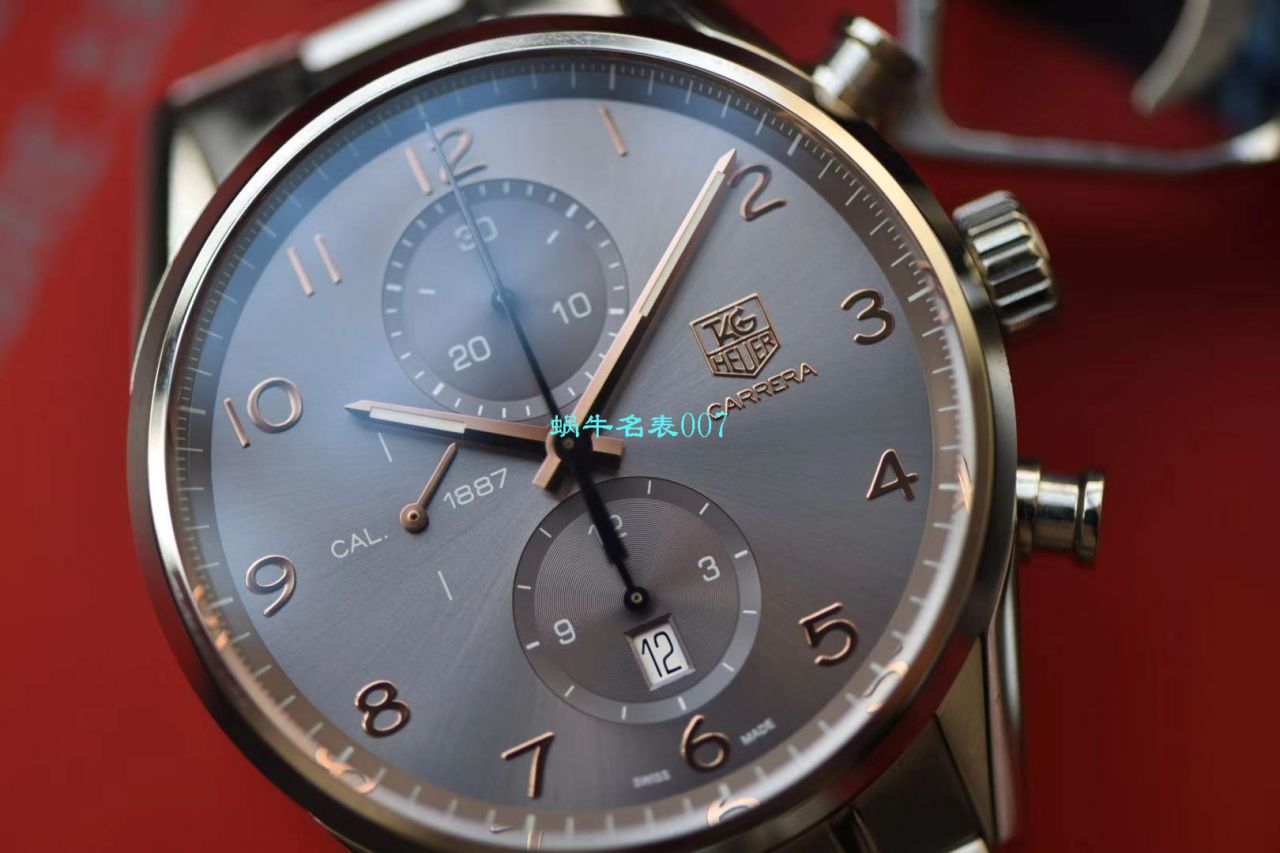   V6厂泰格豪雅卡莱拉CALIBRE 1887自动计时 43毫米系列CAR2013.BA0799腕表 / TG082