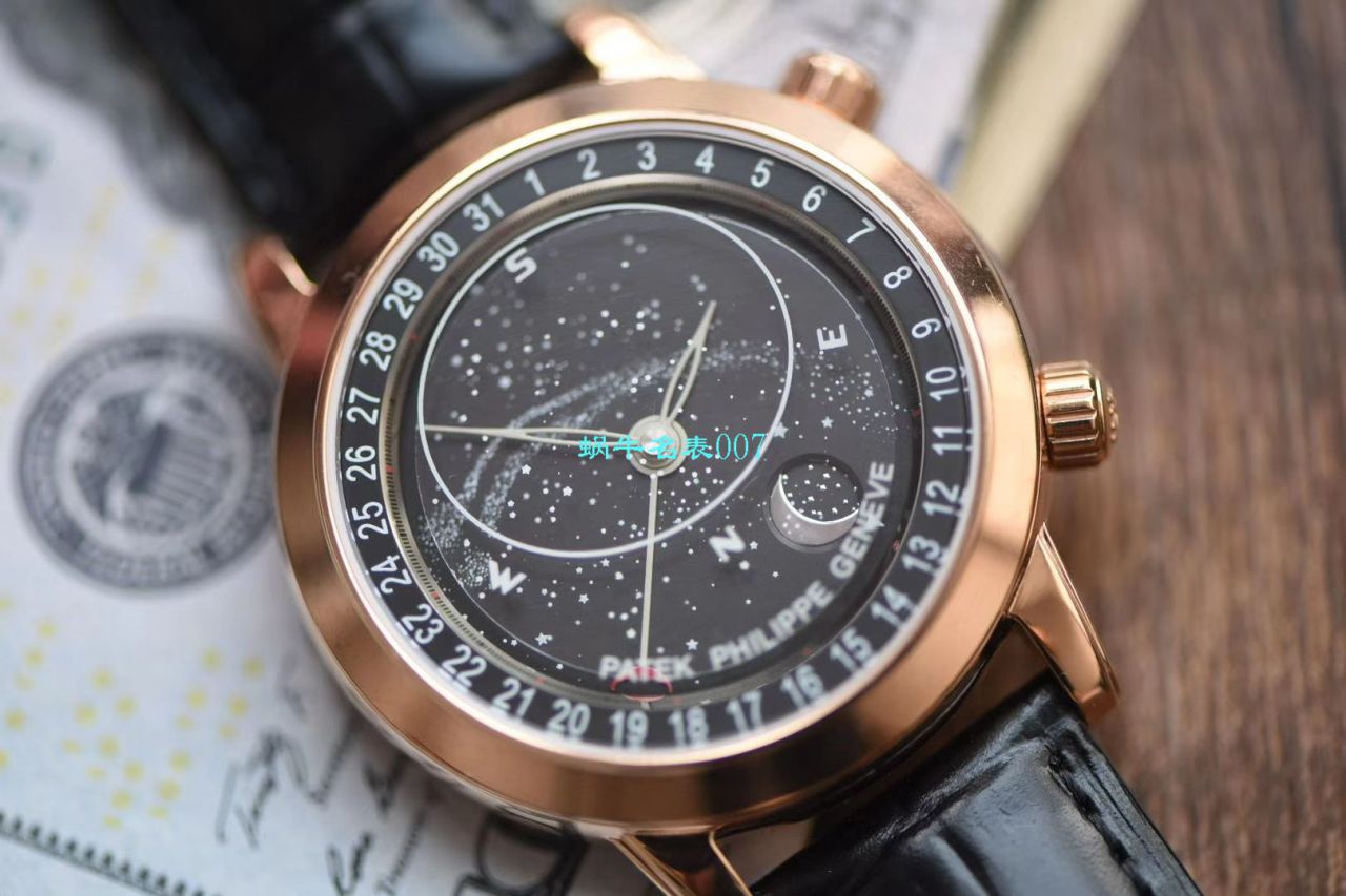   台湾厂百达翡丽星空多少钱  百达翡丽超级复杂功能计时6102R-001腕表 / BD239