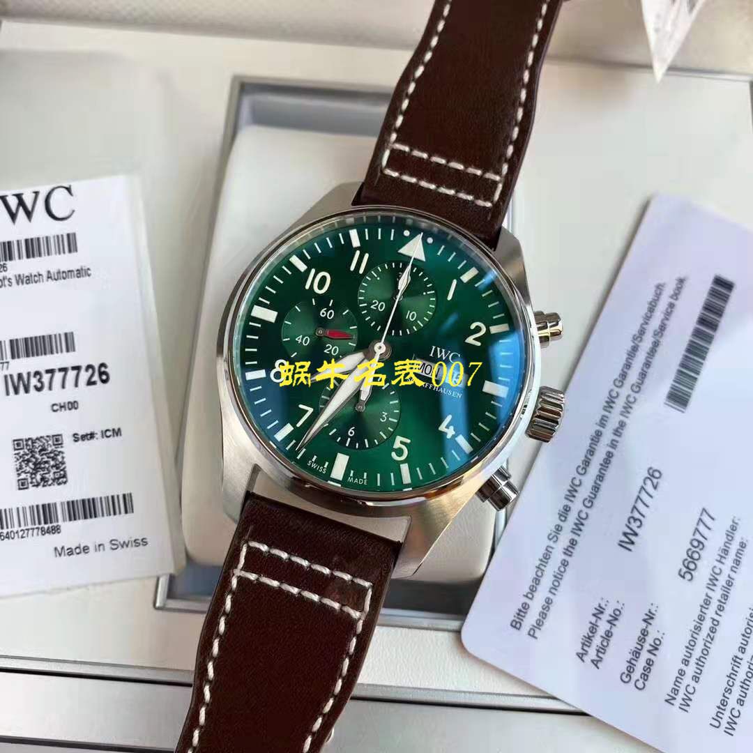 视频测评新款首发!硬货!渠道出口订单!原单  IWC万国表飞行员系列IW377726腕表 / WG511   视频测评新款首发!硬货!渠道出口订单!原单  IWC万国表飞行员系列IW377726腕表 / WG511