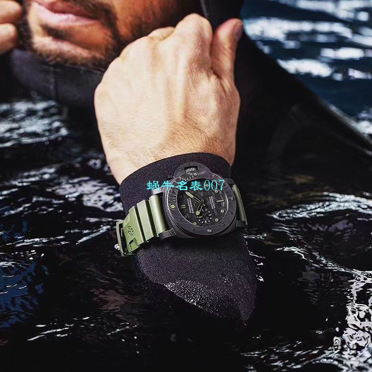   VS厂新品军绿面英雄情结  沛纳海SUBMERSIBLE 潜行系列PAM00961腕表 / VSPAM961