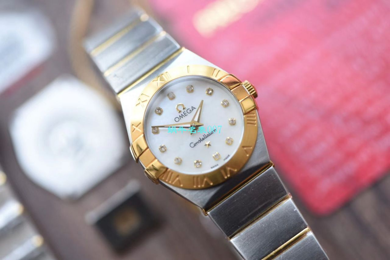   8848厂官网表  欧米茄女装星座小号24/27mm 超级版本2粒南非真钻镶嵌字面 / M661