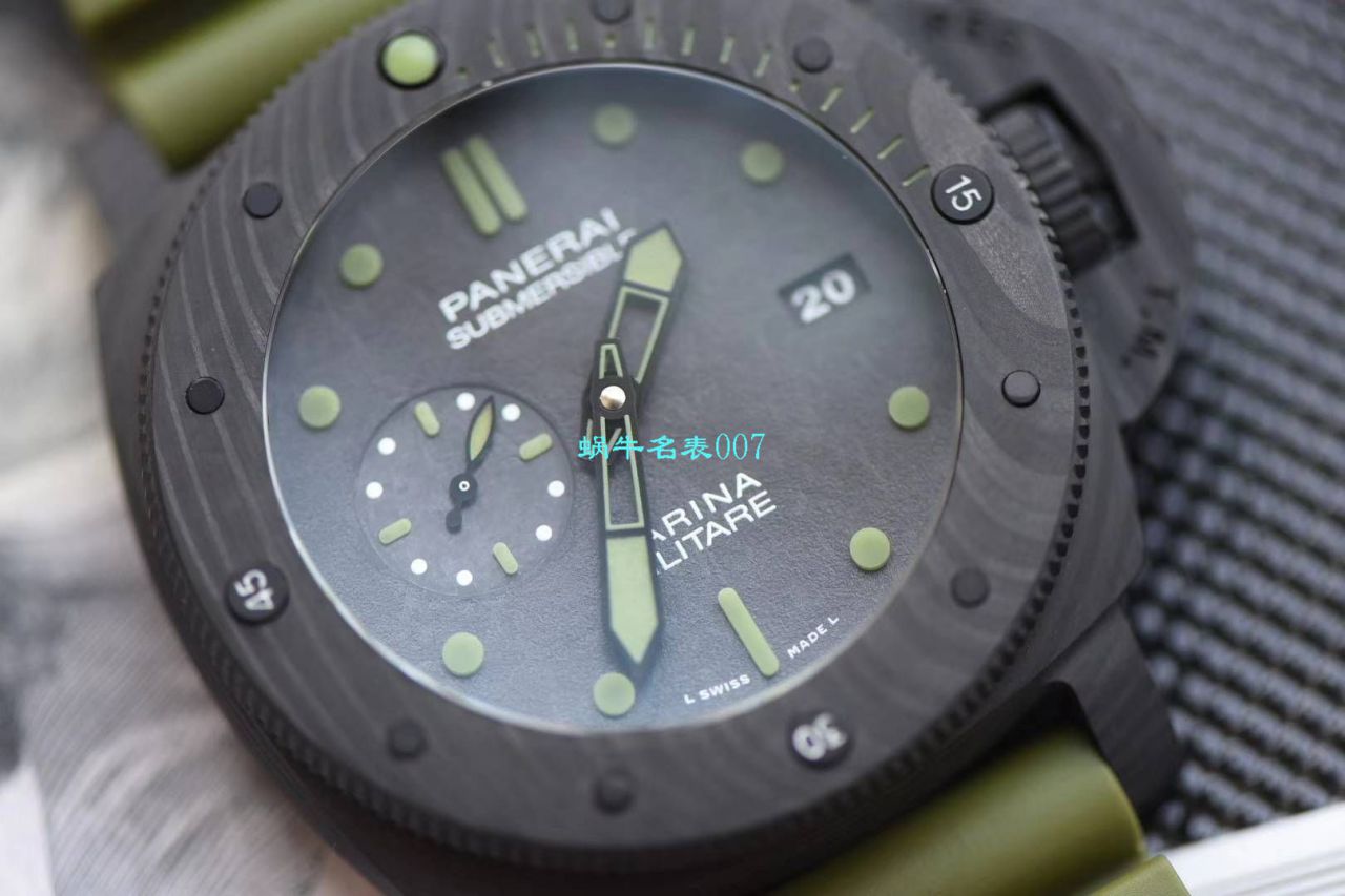   VS厂新品军绿面英雄情结  沛纳海SUBMERSIBLE 潜行系列PAM00961腕表 / VSPAM961