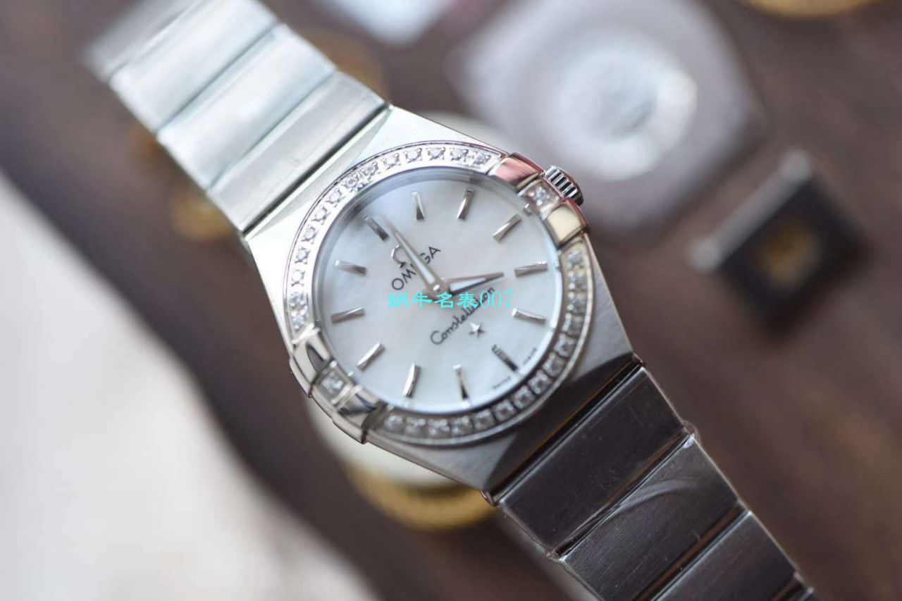   8848厂官网表  欧米茄女装星座小号24/27mm 超级版本2粒南非真钻镶嵌字面 / M661