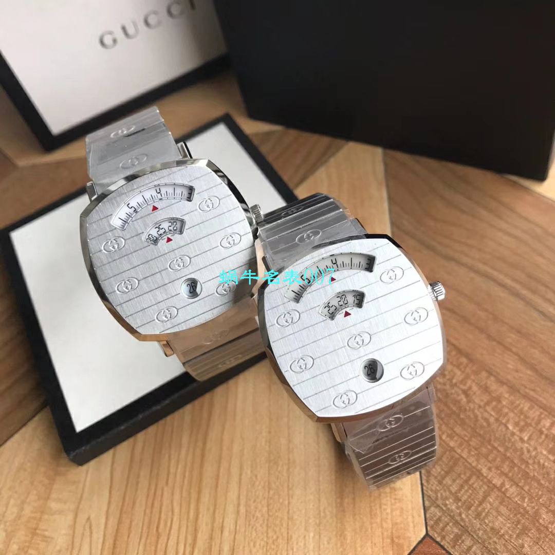   渠道原单  original Gucci,‌古驰‌新款 Grip‌系列腕表YA157403，YA157401手表 / GUCCIKK19