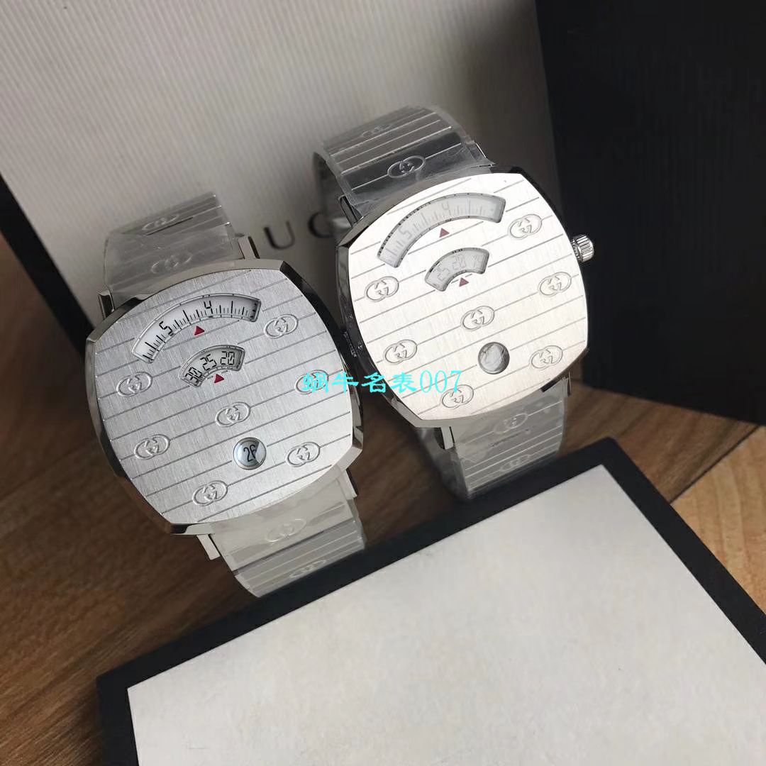   渠道原单  original Gucci,‌古驰‌新款 Grip‌系列腕表YA157403，YA157401手表 / GUCCIKK19