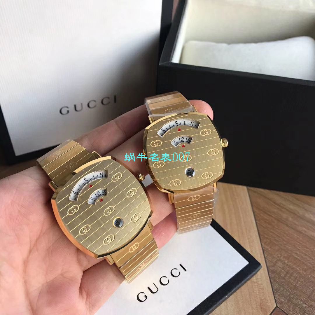   渠道原单  original Gucci,‌古驰‌新款 Grip‌系列腕表YA157403，YA157401手表 / GUCCIKK19