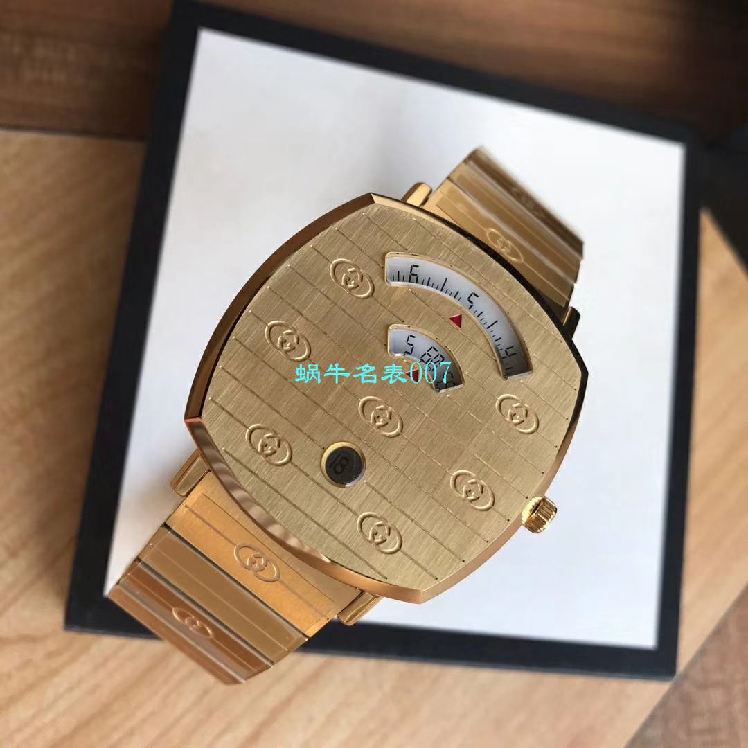   渠道原单  original Gucci,‌古驰‌新款 Grip‌系列腕表YA157403，YA157401手表 / GUCCIKK19