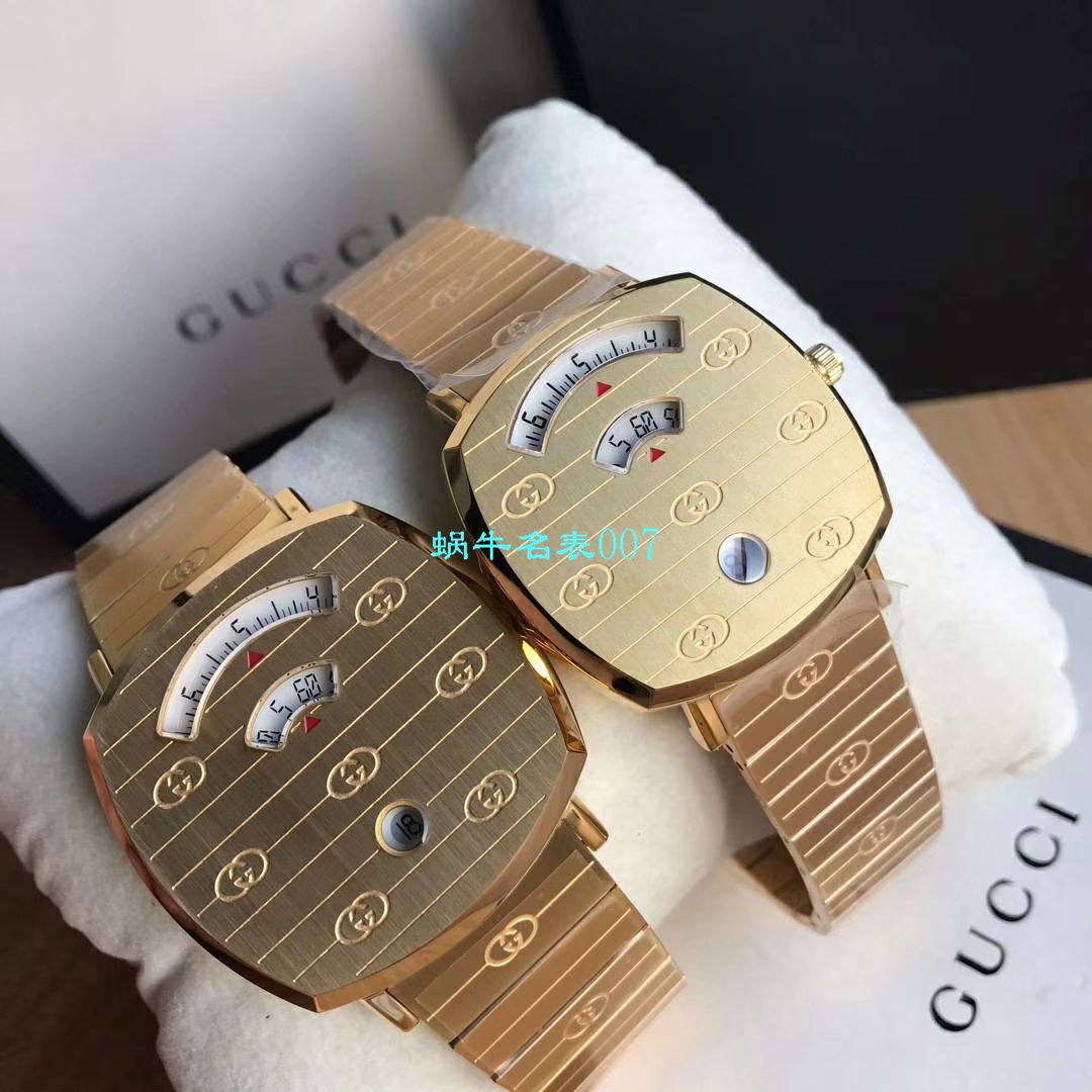   渠道原单  original Gucci,‌古驰‌新款 Grip‌系列腕表YA157403，YA157401手表 / GUCCIKK19