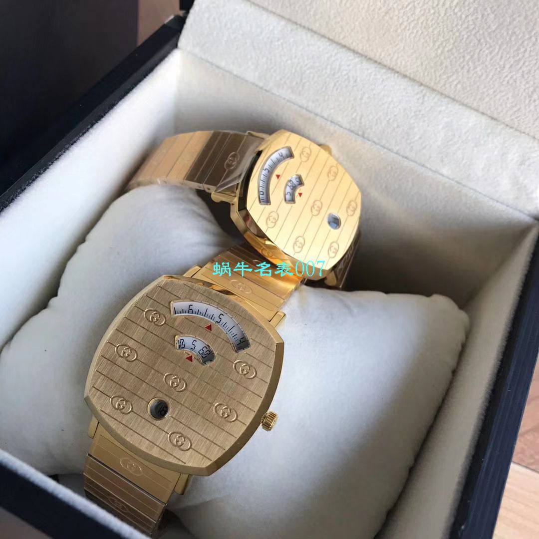   渠道原单  original Gucci,‌古驰‌新款 Grip‌系列腕表YA157403，YA157401手表 / GUCCIKK19