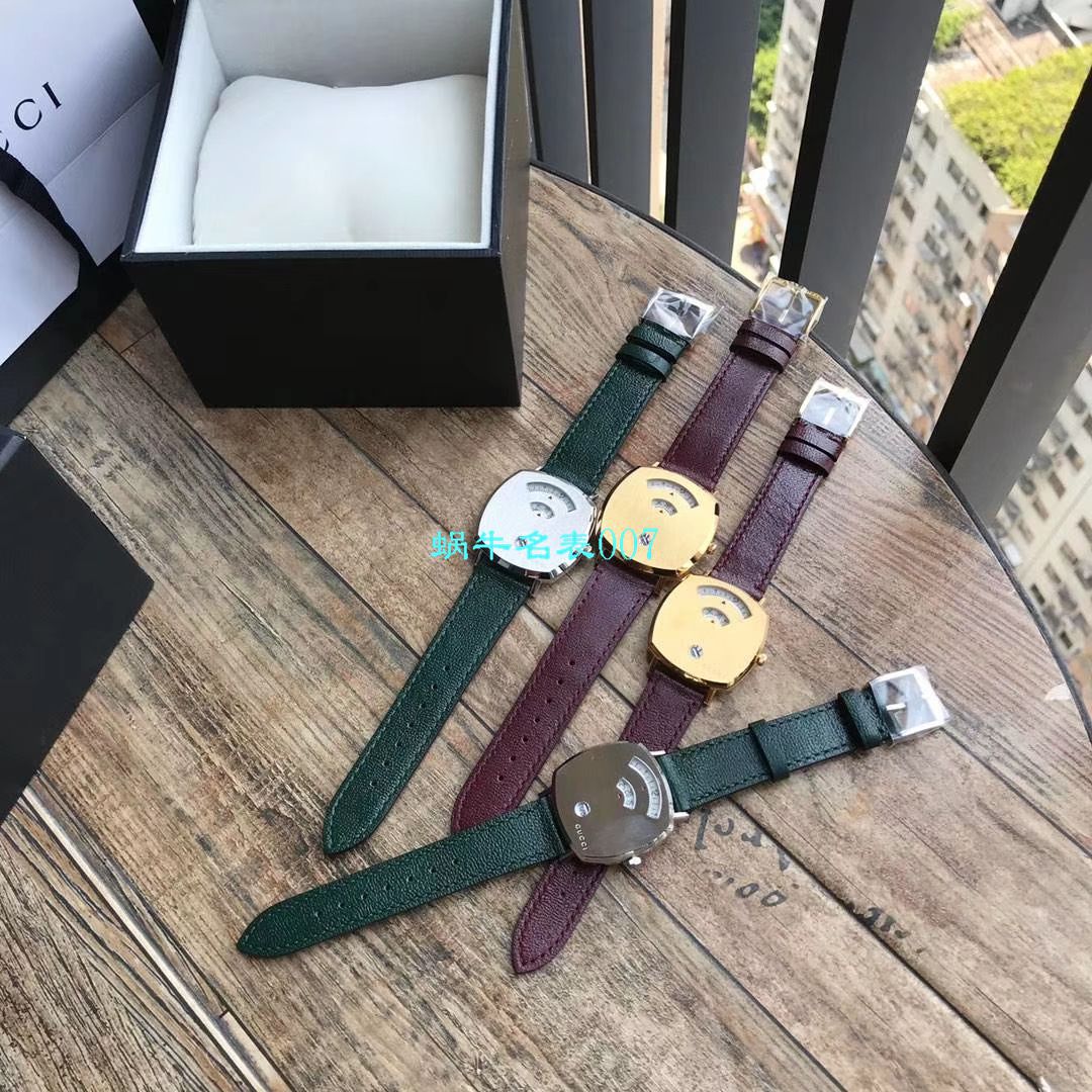   渠道原单  original Gucci,‌古驰‌新款 Grip‌系列腕表YA157403，YA157401手表 / GUCCIKK19
