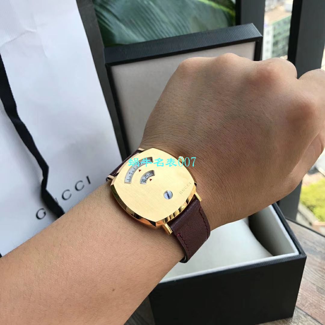   渠道原单  original Gucci,‌古驰‌新款 Grip‌系列腕表YA157403，YA157401手表 / GUCCIKK19