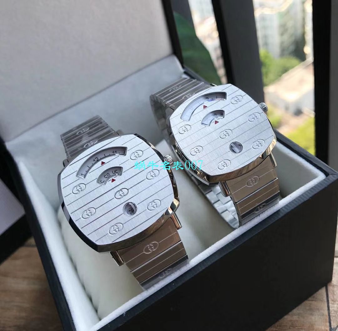   渠道原单  original Gucci,‌古驰‌新款 Grip‌系列腕表YA157403，YA157401手表 / GUCCIKK19