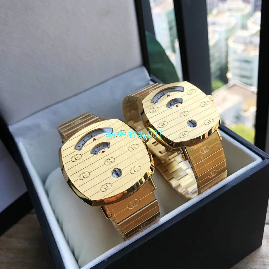   渠道原单  original Gucci,‌古驰‌新款 Grip‌系列腕表YA157403，YA157401手表 / GUCCIKK19